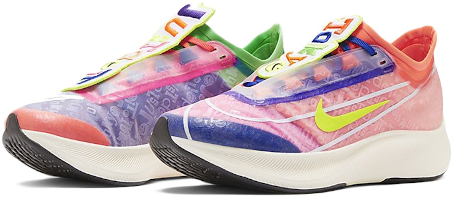 (W) Nike Zoom Fly 3 Merah/Biru/Hijau CZ8701-378 Lookbook (W) Nike Zoom Fly 3 Merah/Biru/Hijau CZ8701-378