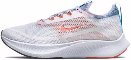 (Women) Nike Zoom Fly 4 'White Orange Lilac' CT2401-100 (Women) Nike Zoom Fly 4 'White Orange Lilac' CT2401-100