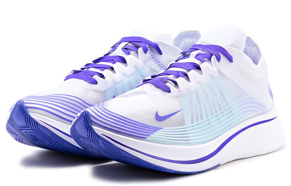 Lookbook Nike Zoom Fly SP 低筒 跑步鞋 女款 白紫