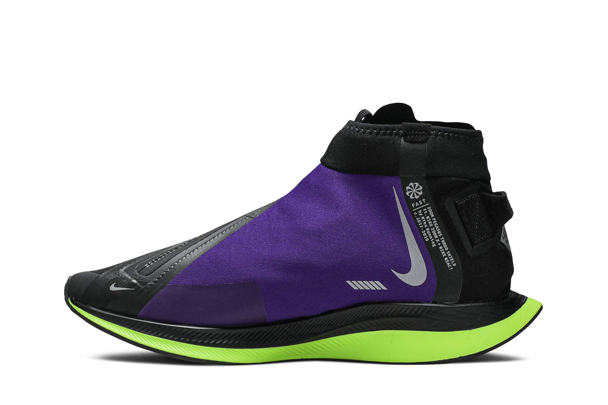 Lookbook (W) Nike Zoom Pegasus Turbo Shield WP 'Hitam Ungu Voltaj' CJ9712-001