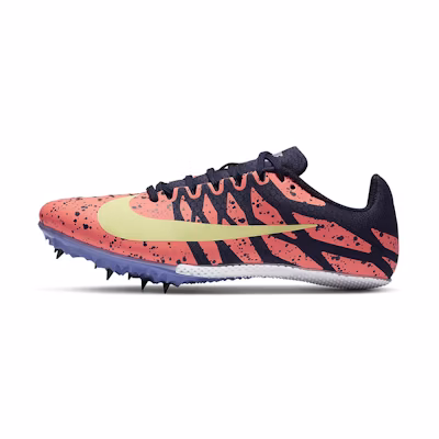 (W) Nike Zoom Rival S 9 'Paint Splatter - Bright Mango Zitron'