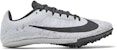 (W) Nike Zoom Rival S 9 'Pure Platinum Speckled' - Putih Platinum Berbintik 907565-004