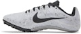 (W) Nike Zoom Rival S 9 'Pure Platinum Speckled' - Putih Platinum Berbintik 907565-004