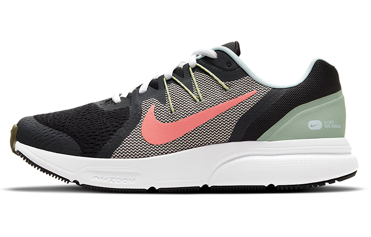 (Women) Nike Zoom Span 3 Shoes For Black/Green/Pink DJ0038-061