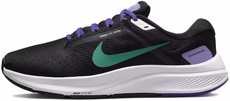 (Women) Nike Zoom Structure 24 'Black Purple' DA8570-004 (Women) Nike Zoom Structure 24 'Black Purple' DA8570-004