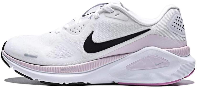 women-nike-zoom-structure-26-running-shoes-black-white-pink-comfortable-casual-hj-1101-107