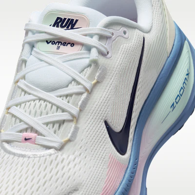 (Women) Nike Zoom Vomero 18 White/Work Blue/Barely Green/Midnight Navy HM6804-115 Sizing (Women) Nike Zoom Vomero 18 White/Work Blue/Barely Green/Midnight Navy HM6804-115
