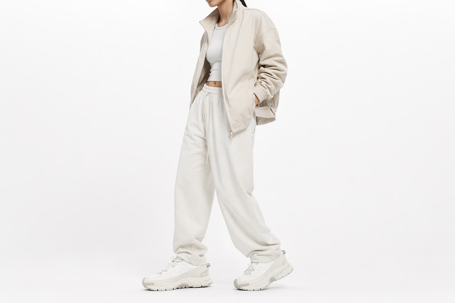 Order (W) Nike Zoom Vomero Roam 'Summit White' Putih Sneakers Pria Terlaris HV6410-100