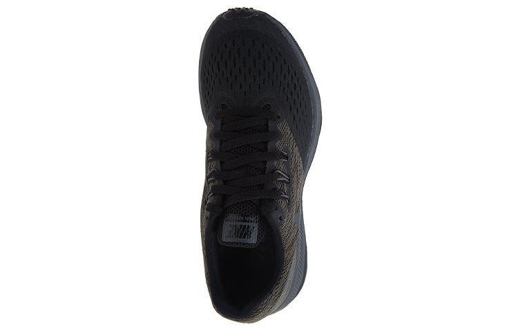 Lookbook 耐吉 Air Zoom Winflo 4 透氣輕便耐磨 低幫跑步鞋 女款 黑色