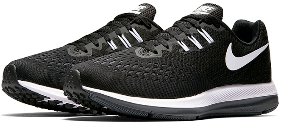 (W) Nike Zoom Winflo 4 'Hitam' 898485-001 Lookbook (W) Nike Zoom Winflo 4 'Hitam' 898485-001