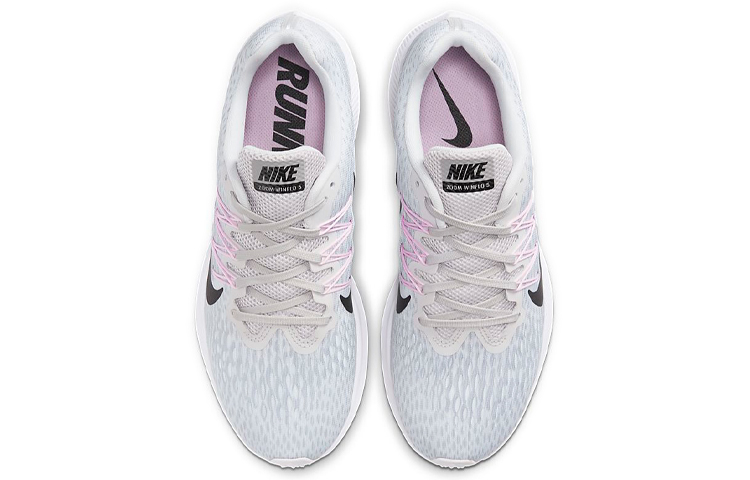 Shop Nike Zoom Winflo 5 低筒 跑步鞋 女款 灰粉