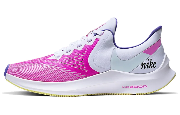 (Women) Nike Zoom Winflo 6 'White Fuchsia' CK0823-100
