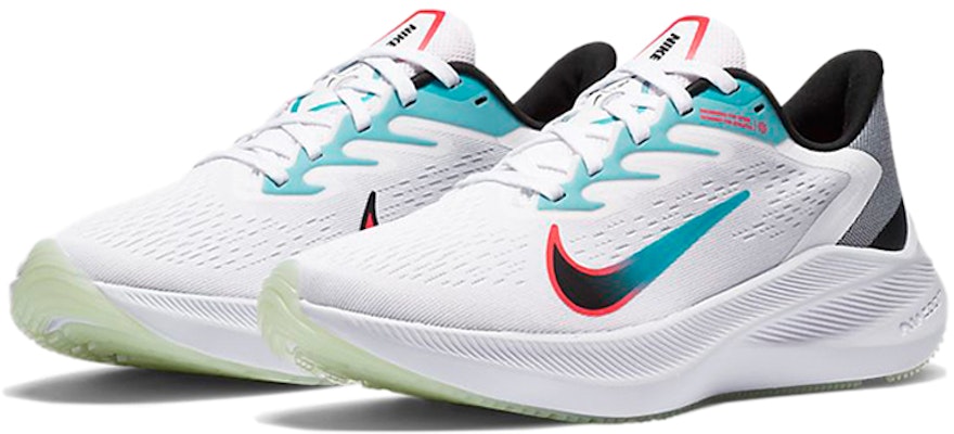 (W) Nike Zoom Winflo 7 'Putih Flash Crimson' CJ0302-102 Lookbook (W) Nike Zoom Winflo 7 'Putih Flash Crimson' CJ0302-102