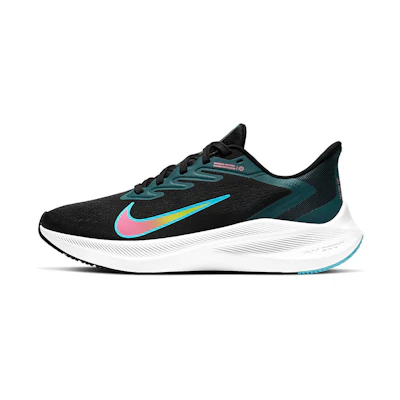 (W) Nike Air Zoom Winflo 7 'Black Green'