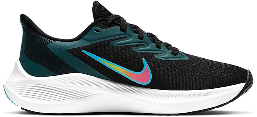 (W) Nike Air Zoom Winflo 7 'Hitam Hijau' CJ0302-013 Order (W) Nike Air Zoom Winflo 7 'Hitam Hijau' CJ0302-013