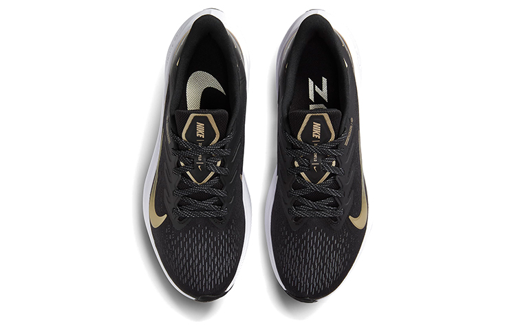 Shop (W) Nike Zoom Winflo 7 Premium 'Negro Oro Metálico Grain' CV0140-001