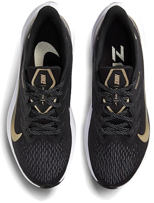 (W) Nike Zoom Winflo 7 Premium 'Hitam Emas Metalik Grain' CV0140-001 Shop (W) Nike Zoom Winflo 7 Premium 'Hitam Emas Metalik Grain' CV0140-001
