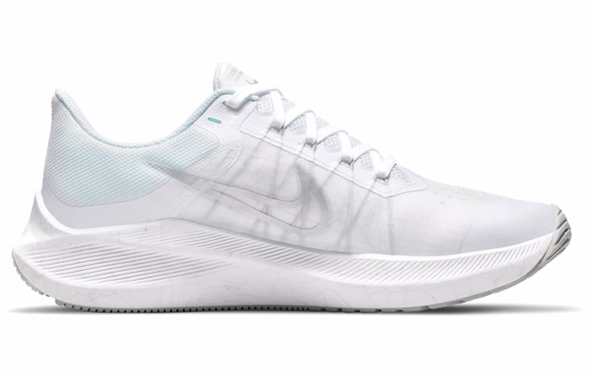 (Women) Nike Zoom Winflo 8 'White Metallic Silver' CW3421-104