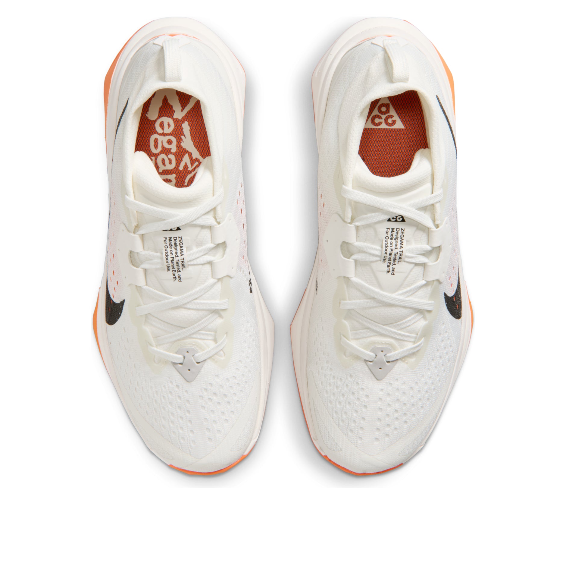Shop (W) Nike ZoomX ACG Zegama ''Bianco Summit Arancione Sicurezza Nero'' HV8115-103