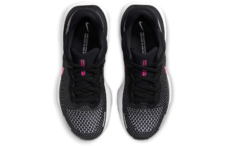 Shop (W) Nike ZoomX Invincible Run Flyknit ''Nero Hyper Rosa'' CT2229-003
