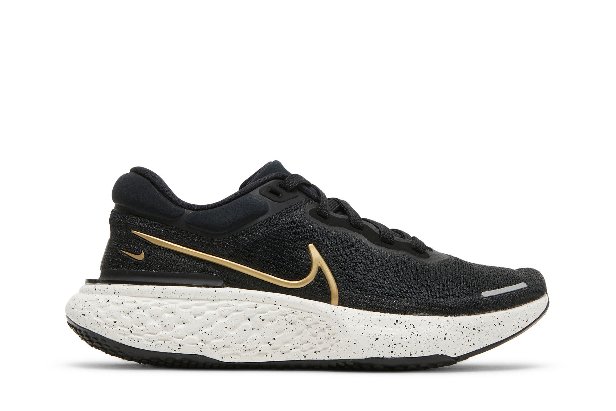 (Women) Nike ZoomX Invincible Run Flyknit 'Black Metallic Gold' CT2229-004