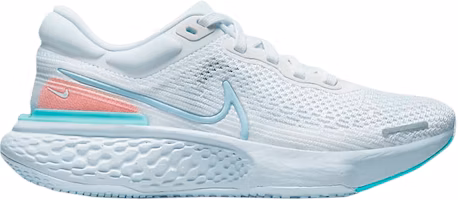 (Women) Nike ZoomX Invincible Run Flyknit 'White Dynamic Turquoise' CT2229-102 (Women) Nike ZoomX Invincible Run Flyknit 'White Dynamic Turquoise' CT2229-102