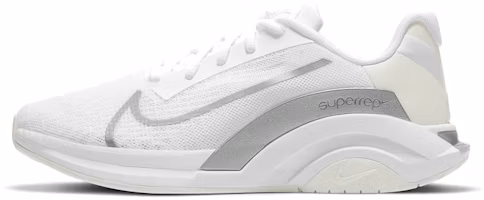 (Women) Nike ZoomX SuperRep Surge 'White Metallic Silver' CK9406-100 (Women) Nike ZoomX SuperRep Surge 'White Metallic Silver' CK9406-100