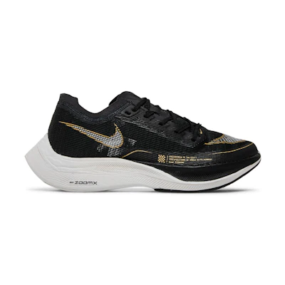 (W) Nike ZoomX Vaporfly NEXT% 2 'Black Metallic Gold Coin'