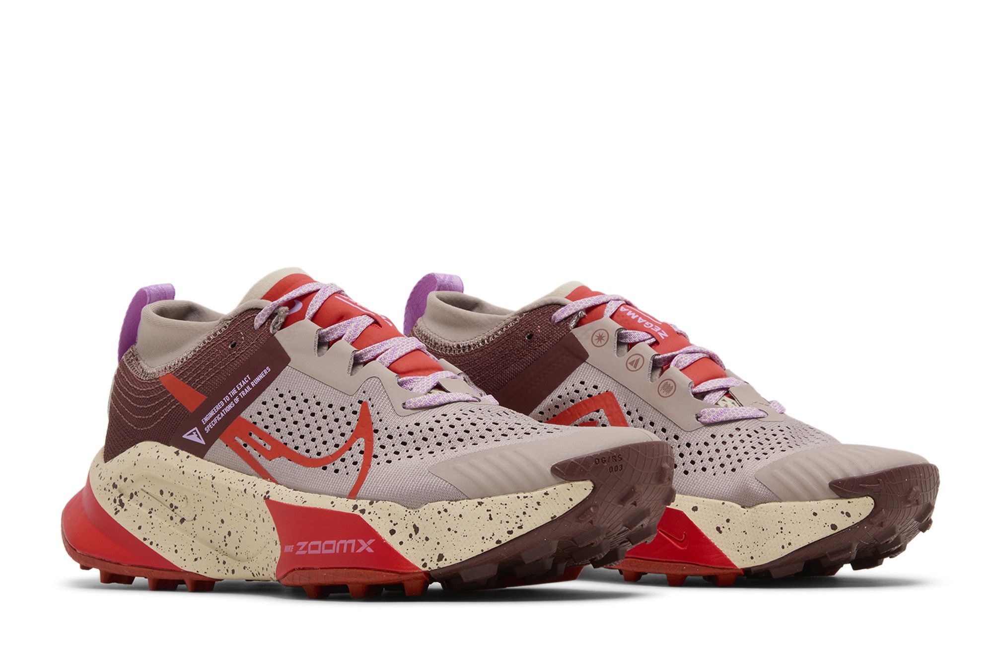 Cheap Nike ZoomX Zegama Trail 運動 減震 低筒 跑步鞋 女款 橙色