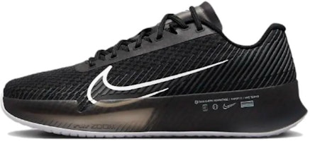 (Women) NikeCourt Air Zoom Vapor 11 HC 'Black White' DR6965-001 (Women) NikeCourt Air Zoom Vapor 11 HC 'Black White' DR6965-001