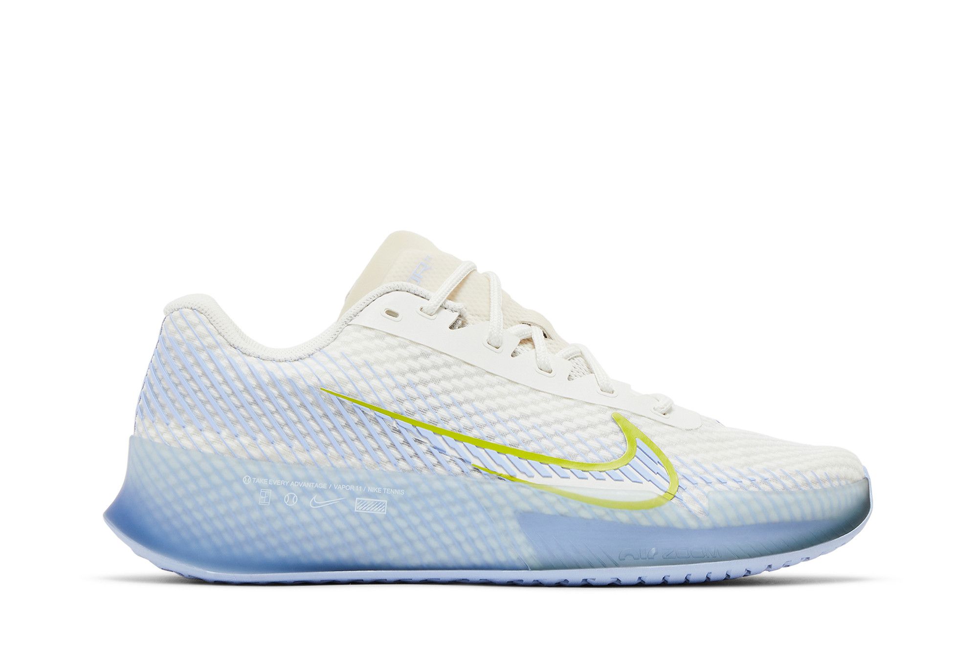 (Women) NikeCourt Air Zoom Vapor 11 HC 'Cobalt Bliss Cactus' DR6965-103