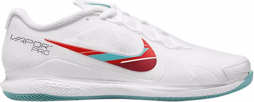 (Women) NikeCourt Air Zoom Vapor Pro 'White Habanero Red Washed Teal' CZ0222-136 (Women) NikeCourt Air Zoom Vapor Pro 'White Habanero Red Washed Teal' CZ0222-136