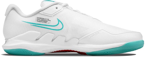 (W) NikeCourt Air Zoom Vapor Pro '白色哈瓦那红水洗青绿色' CZ0222-136 Order (W) NikeCourt Air Zoom Vapor Pro '白色哈瓦那红水洗青绿色' CZ0222-136