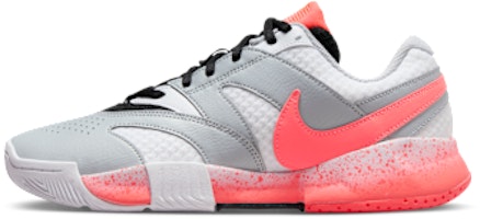 (Women) NikeCourt Lite 4 White/Wolf Grey/Hot Lava HV1452-100 (Women) NikeCourt Lite 4 White/Wolf Grey/Hot Lava HV1452-100