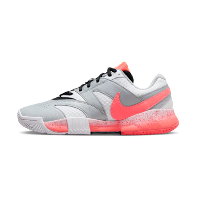 (W) NikeCourt Lite 4 White/Wolf Grey/Hot Lava