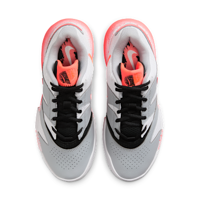 Shop (Women) NikeCourt Lite 4 White/Wolf Grey/Hot Lava HV1452-100