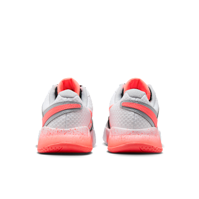 Details for (Women) NikeCourt Lite 4 White/Wolf Grey/Hot Lava HV1452-100