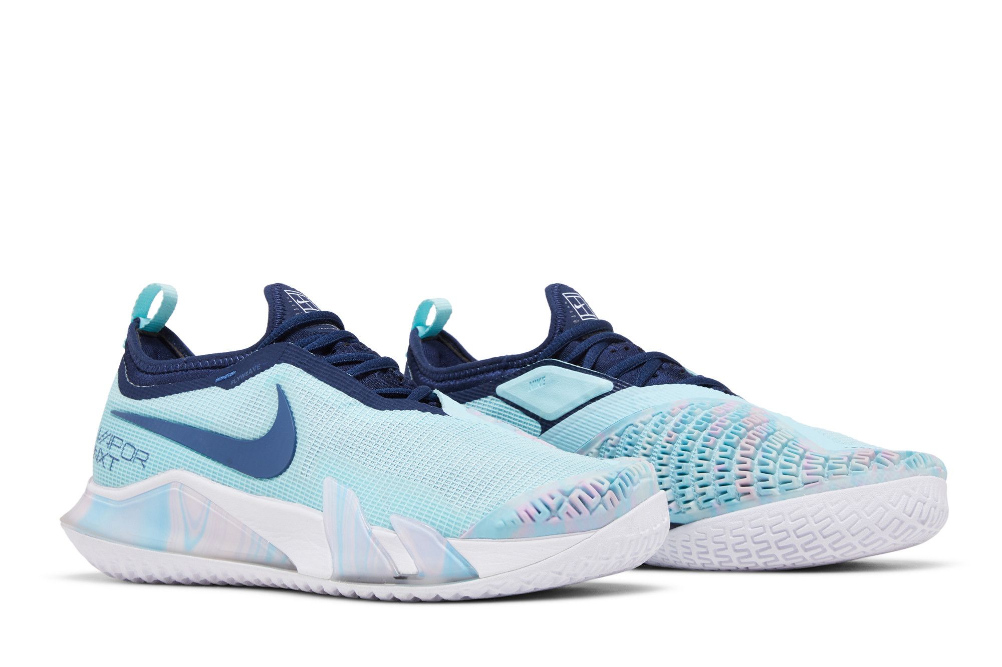 Cheap (W) NikeCourt React Vapor NXT ''Ghiaccio Glacier Midnight Navy'' CV0742-402