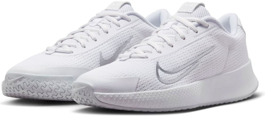 (W) NikeCourt Vapor Lite 2 HC 'Blanco Plata Metálica' DV2019-101 Lookbook (W) NikeCourt Vapor Lite 2 HC 'Blanco Plata Metálica' DV2019-101