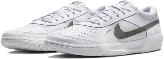 (W) NikeCourt Zoom Lite 3 'Putih Flat Pewter' DV3279-100 Lookbook (W) NikeCourt Zoom Lite 3 'Putih Flat Pewter' DV3279-100