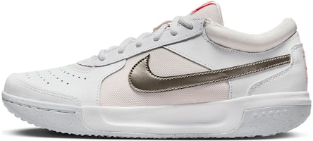 (Women) NikeCourt Zoom Lite 3 'White Metallic Pewter' DH1042-102 (Women) NikeCourt Zoom Lite 3 'White Metallic Pewter' DH1042-102