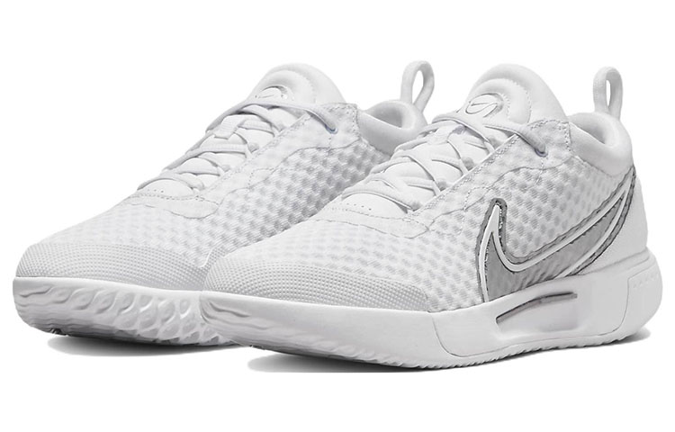 Shop (W) NikeCourt Zoom Pro ''Weiß Metallic Silber'' DH0990-101