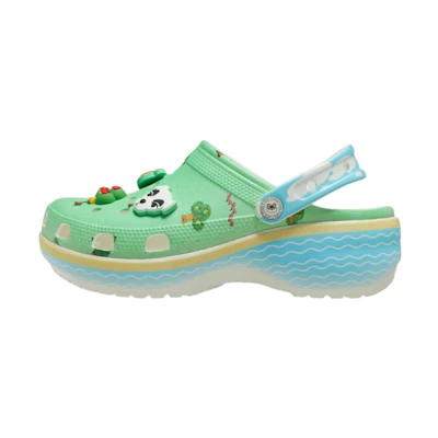 (W) Nintendo Crocs Classic Platform Clog 'Animal Crossing'