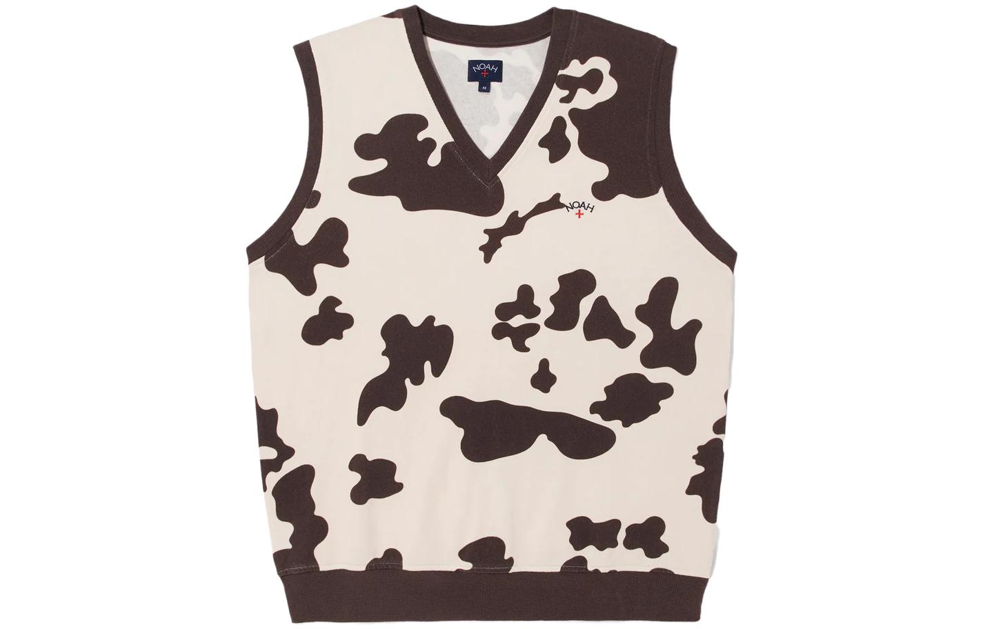 NOAH Cow Print Relaxed Sleeveless Tank Top White () KN160FW23CPT
