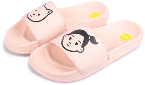 (W) 노리타케 감성! 뉴발란스 200 시리즈 일러스트 슬리퍼 (핑크) SWF200NP Lookbook (W) 노리타케 감성! 뉴발란스 200 시리즈 일러스트 슬리퍼 (핑크) SWF200NP