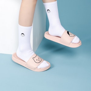 (W) 노리타케 감성! 뉴발란스 200 시리즈 일러스트 슬리퍼 (핑크) SWF200NP Details for (W) 노리타케 감성! 뉴발란스 200 시리즈 일러스트 슬리퍼 (핑크) SWF200NP