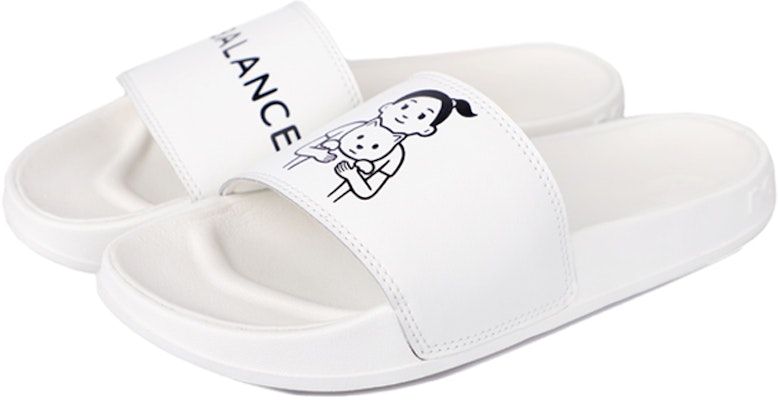 (Women) Noritake x New Balance 200 Slides 'White' SWF200NW Lookbook (Women) Noritake x New Balance 200 Slides 'White' SWF200NW