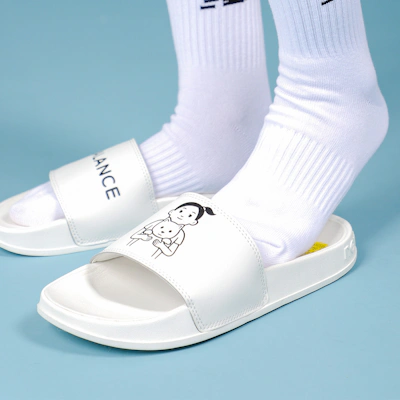 (Women) Noritake x New Balance 200 Slides 'White'