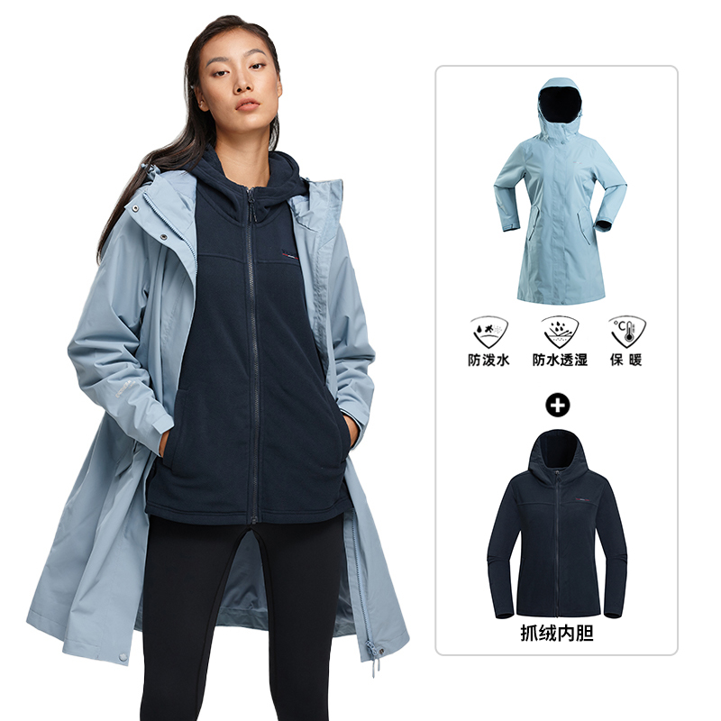 (Women) NORTHLAND PROFESSIONAL Waterproof 3-in-1 Jacket with Detachable Liner. NWJCH2534E