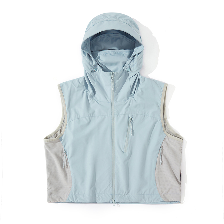 (Women) NOTHOMME  3M Moisture-Wicking Short Hooded Outdoor Vest 24J005
